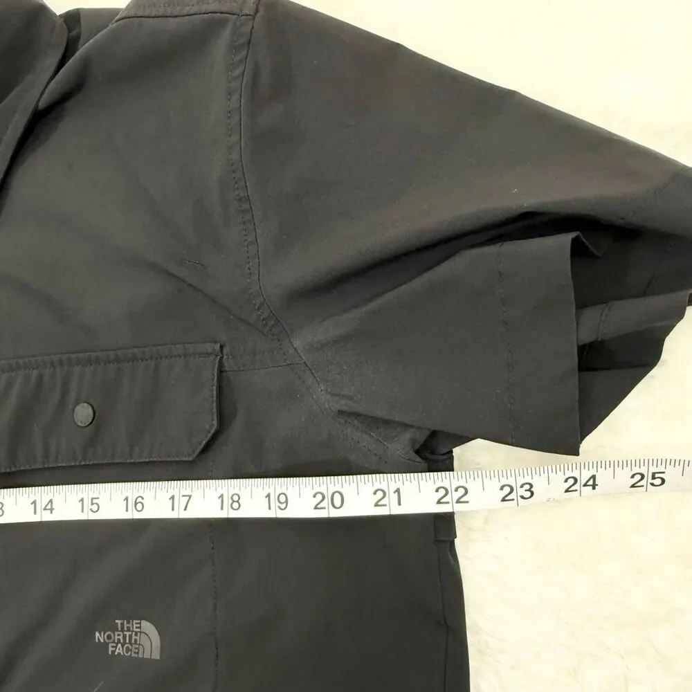 The North Face Trail UPF Snap Down Short Sleeve Black Utility Shirt - Men’s US M